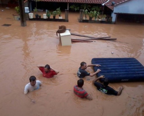 Überschwemmung in Brasilien