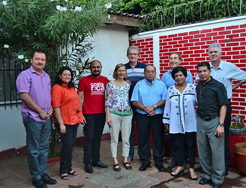 Die Teilnehmer der CILCA-Konferenz in Managua kamen aus El Salvador, Nicaragua, Honduras, Costa Rica, Brasilien und Bayern. © privat