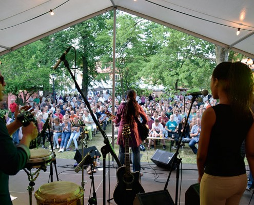 Blick ins Publikum beim Konzert von Judy Bailey in Neuendettelsau. © MEW/ Neuschwander-Lutz