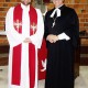 Pfarrer Hannes Kühn mit Synodalpfarrer Joaninho Borchardt. © MEW/Zeller