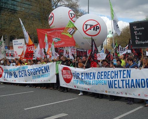 Demonstration gegen TTIP am 23. April 2016 in Hannover