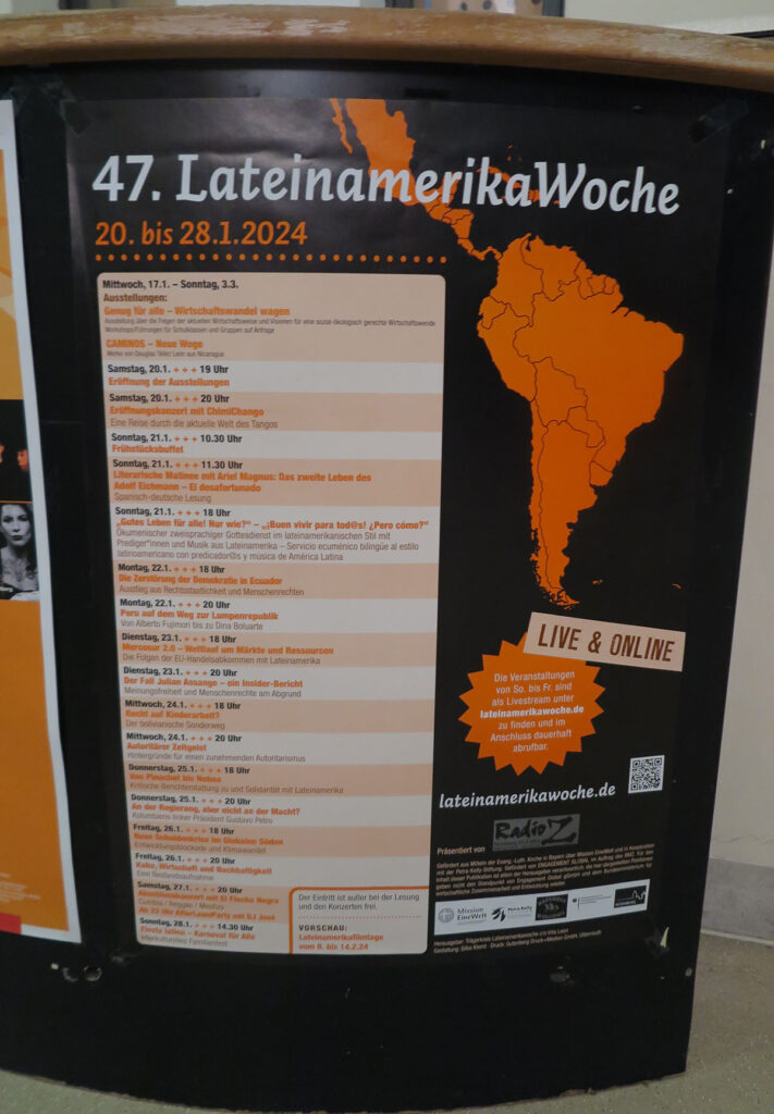 Das Programm der 47. Lateinamerikawoche (Foto: Manfred Beck)