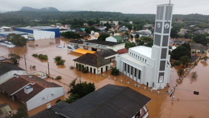 Katastrophale Flut im Süden Brasiliens (Foto: IECLB)