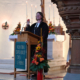 Gabriele Hoerschelmann bei Ihrer Predigt im Gottesdienst der EMW-Mitgliederversammlung (Foto: Thomas Nagel)