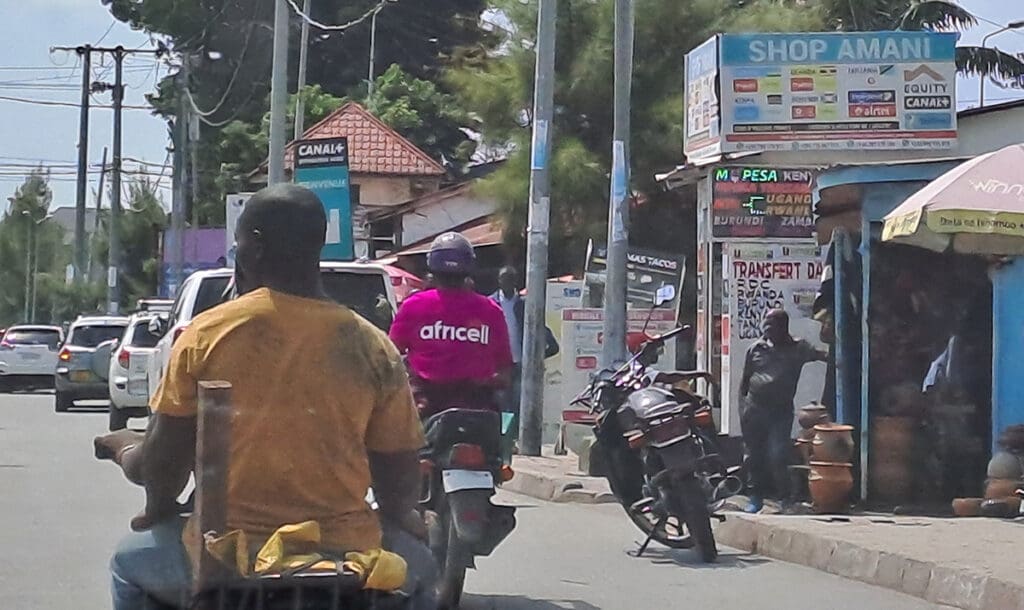 Straße in Goma vor der Eroberung durch die M23 (Foto: Klaus Dotzer)