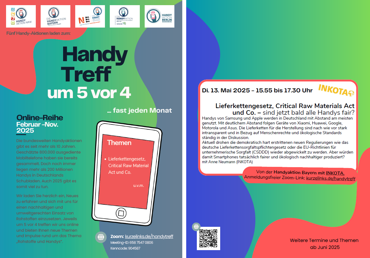Handytreff um 5 vor 4