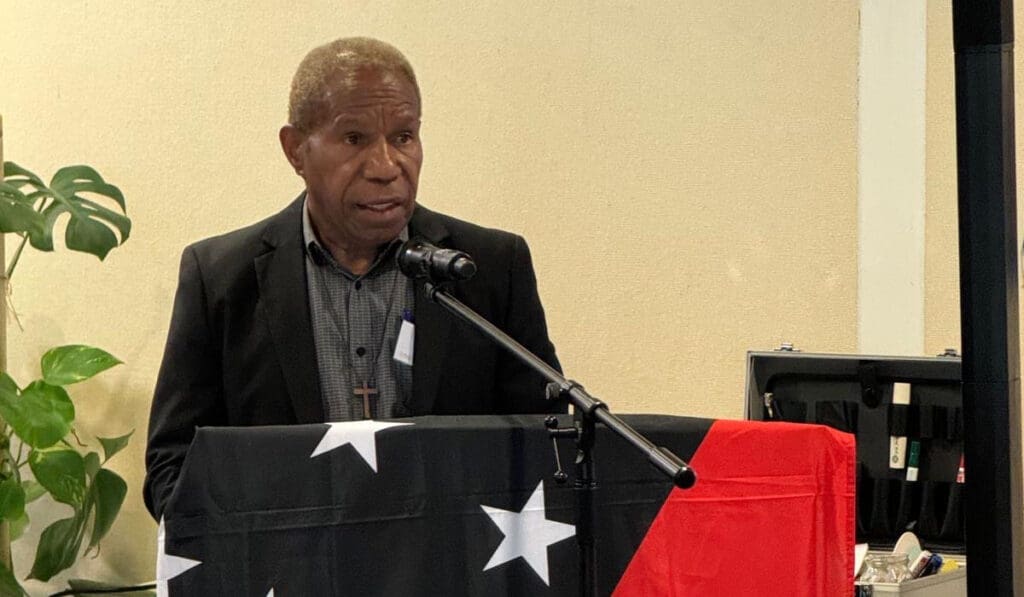 Plädierte für eine politisch und gesellschaftlich engagierte Kirche in PNG: Jack Urame, Bischof der ELC-PNG (Foto: Christina Engels-Müller)