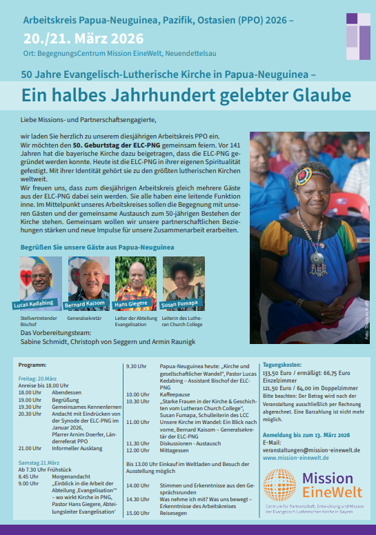 Arbeitskreis Papua-Neuguinea, Pazifik, Ostasien (PPO) 2026